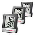 3 Pieces Digital Hygrometer Indoor Thermometer Humidity Monitor Z862871