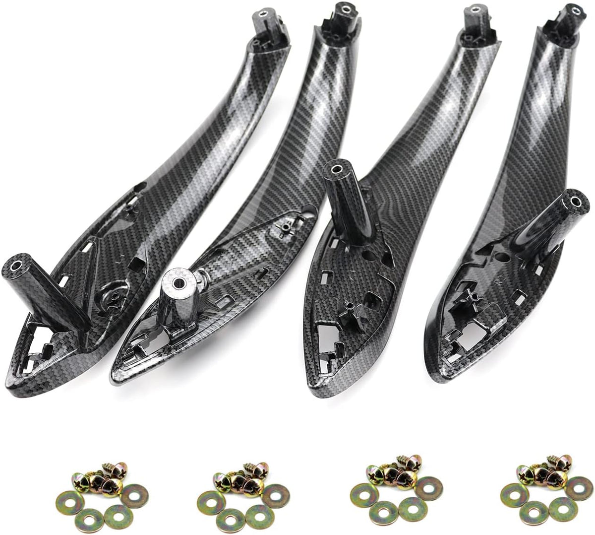Carbon Fiber Door Handles Trim Kit Pack of 2 C396