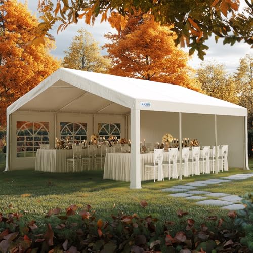 20x20 Heavy Duty Outdoor Canopy Tent with Storage Bags U64746