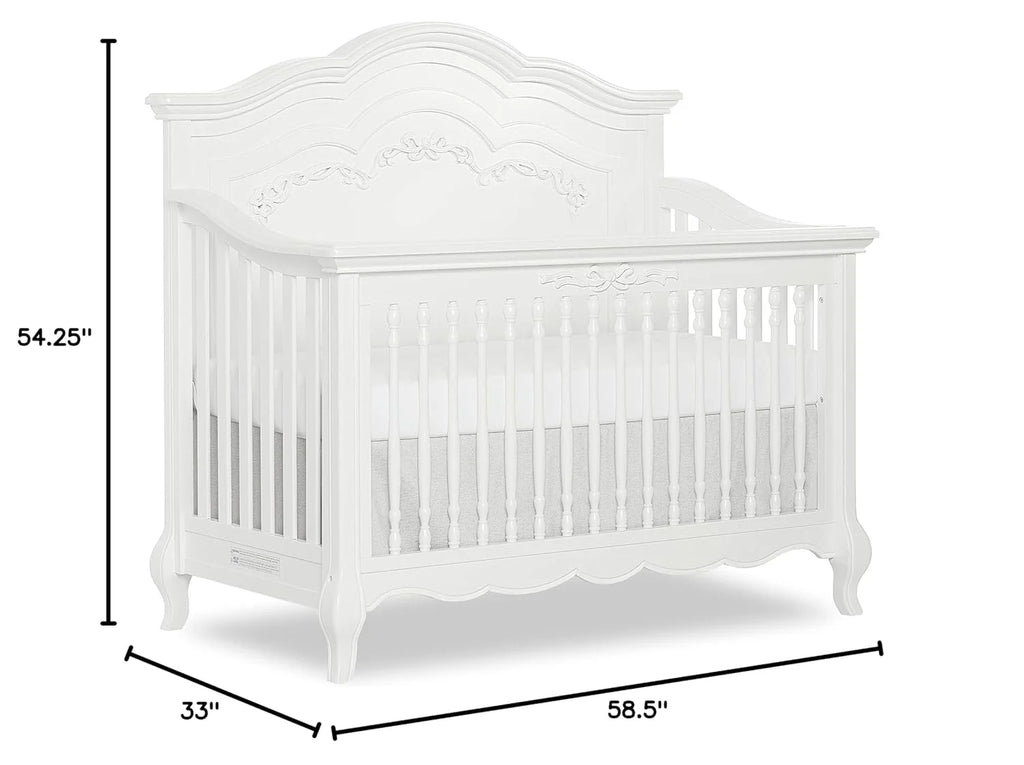 5-in-1 Convertible Crib in Frost O836203