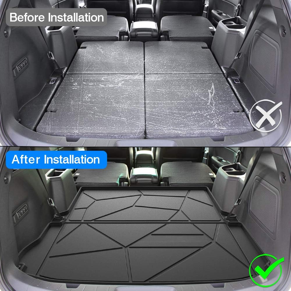 Black TPO Non-Slip Cargo Mat Pack of 2 Q1714