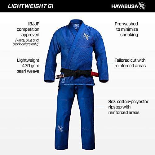 White Lightweight Jiu Jitsu Gi A427