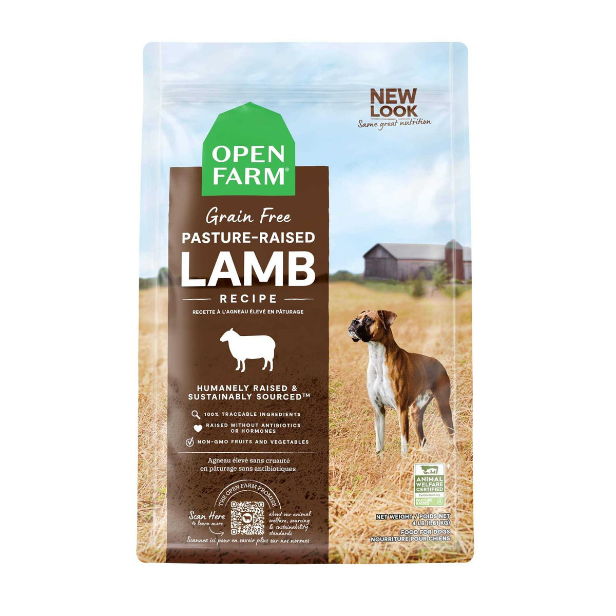 Grain-Free Pasture Raised Lamb Dry Dog Food K341