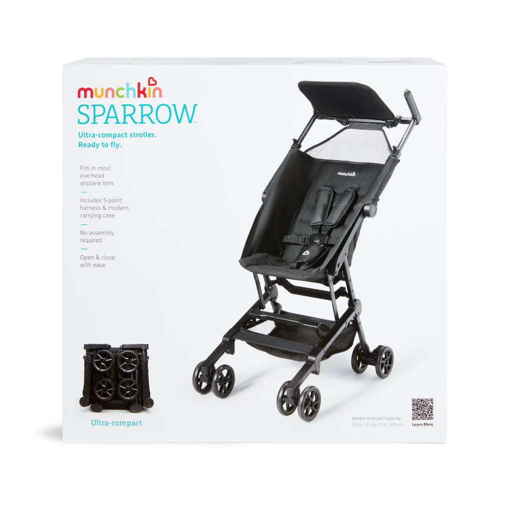 Black Ultra Compact Lightweight Travel Stroller F8515
