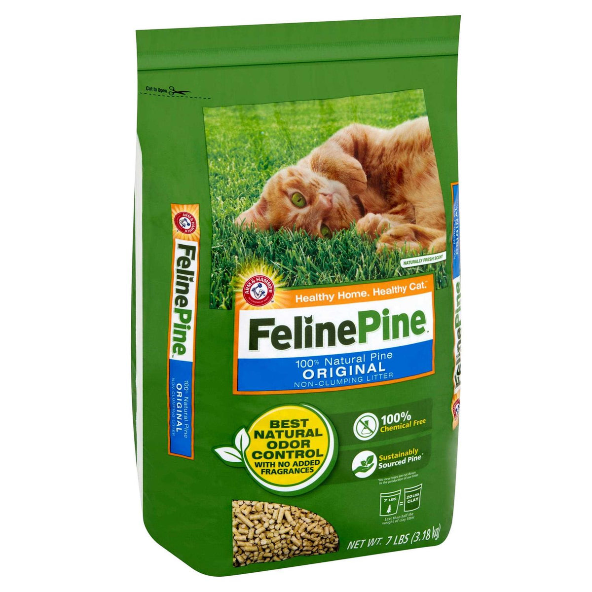 Feline Pine Cat Litter Original F1016