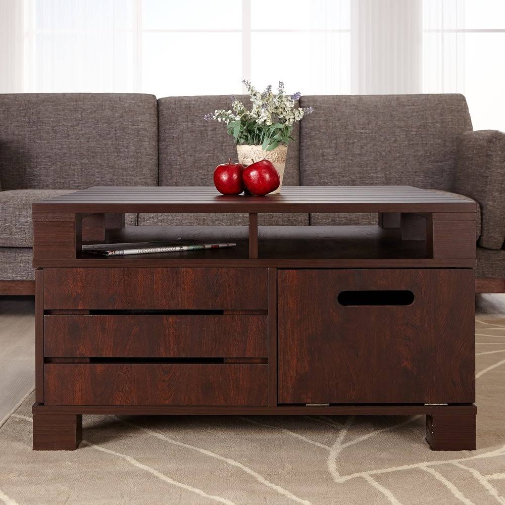 Black Storage Coffee Table M95813