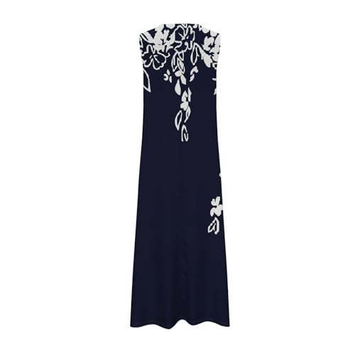 Sleeveless Long Maxi Dress with Pockets E189
