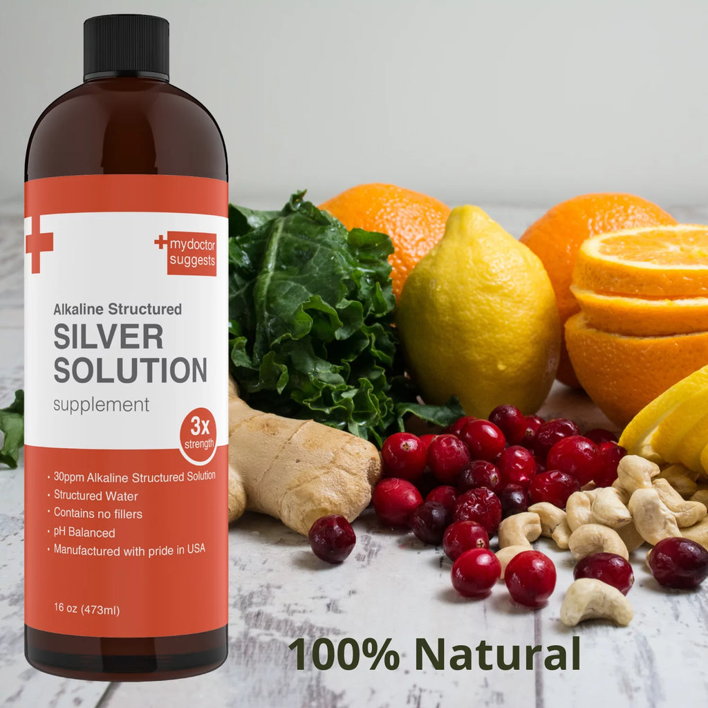16 oz 30ppm Colloidal Silver Liquid Solution O373315