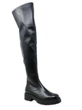 Faux Leather Over the Knee Boot L483091
