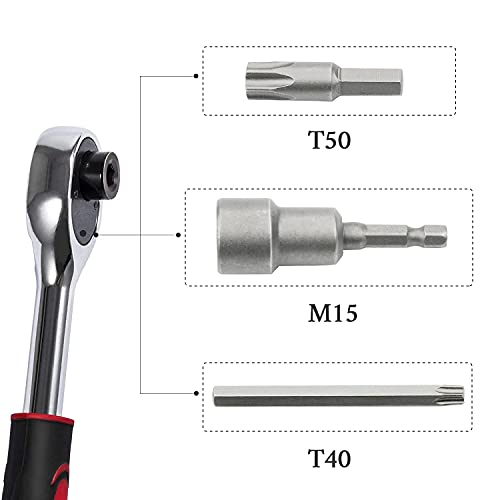 Red Torx Screw Removal Tool Kit for Jeep Wrangler I4662