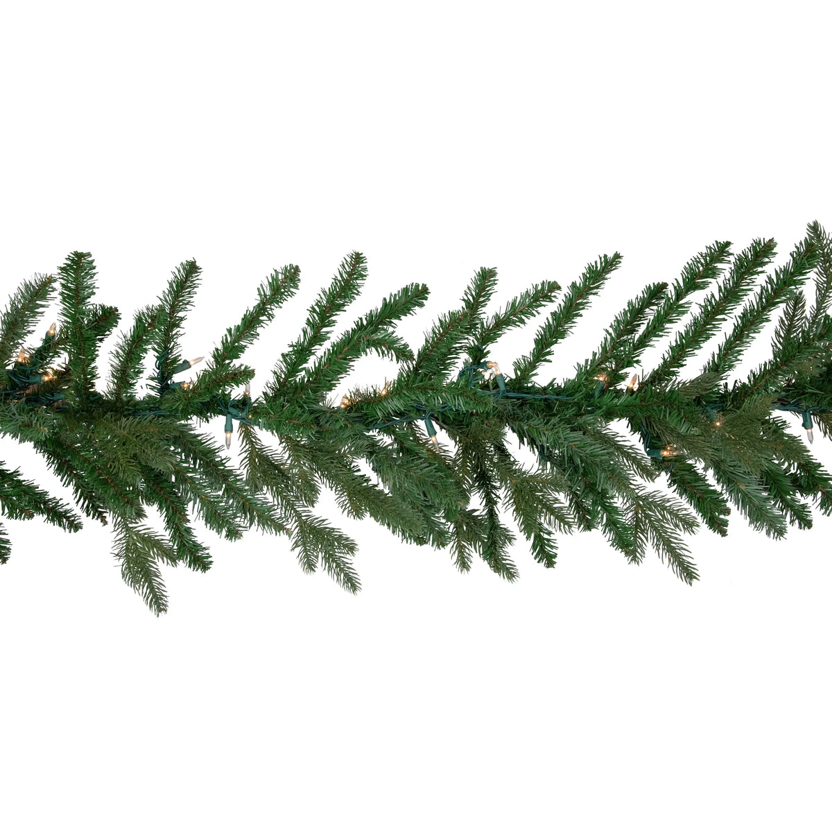 Pre-Lit Artificial Christmas Garland - 9' x 14" - Clear Lights D7599