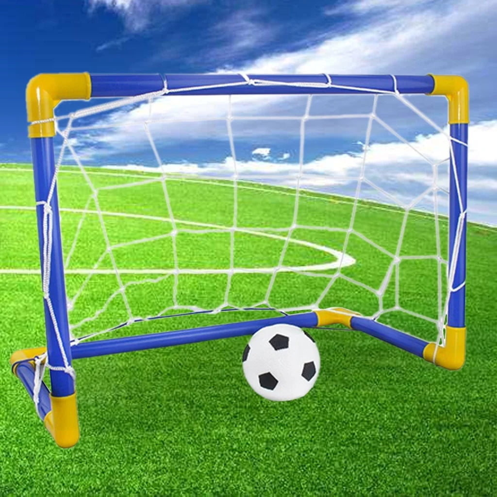 Mini Soccer Goal Set with Inflatable Play Ball X272701
