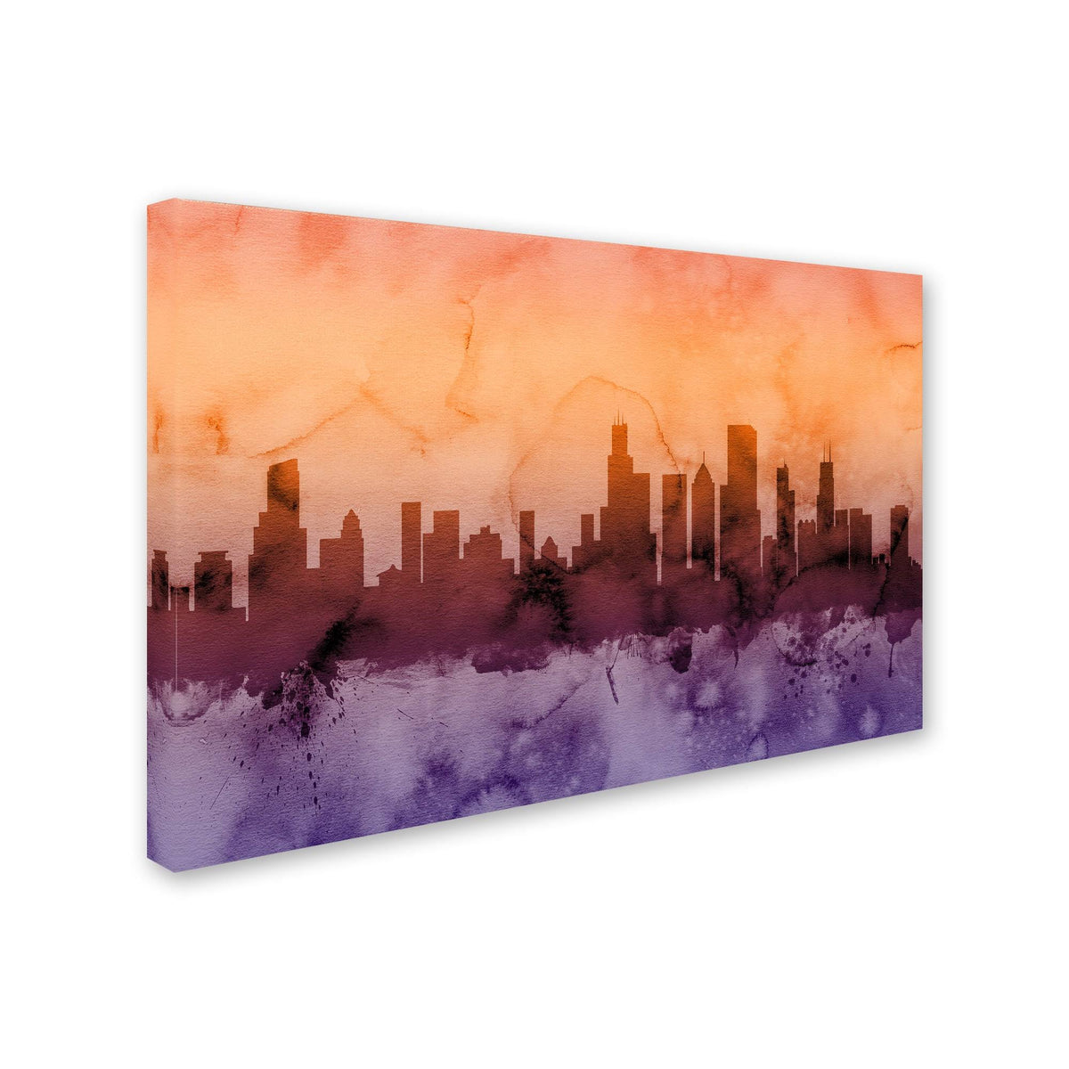 Chicago Illinois Skyline Canvas Art H843925