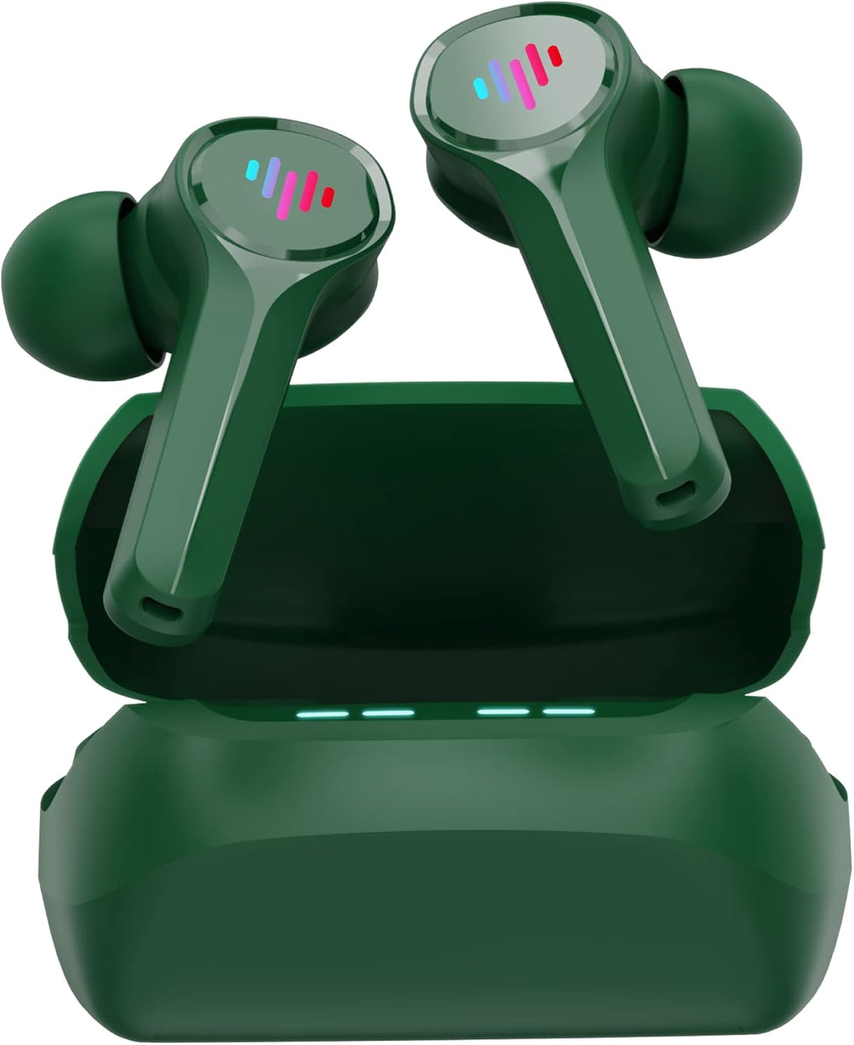 Purple Gaming Wireless Earbuds with Charging Case F800