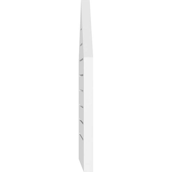 Peaked Top Surface Mount PVC Gable Vent Q181