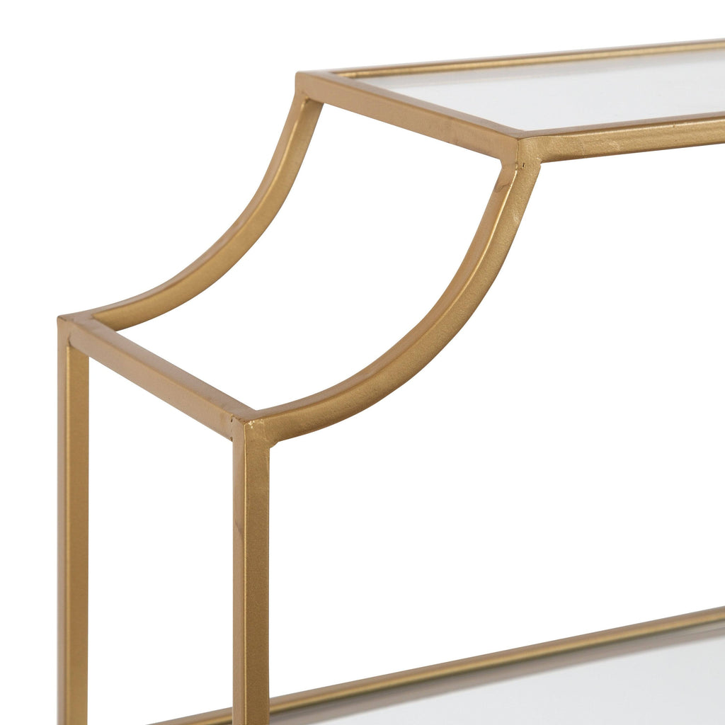 4-Tier Wall Shelf - Silver N80112