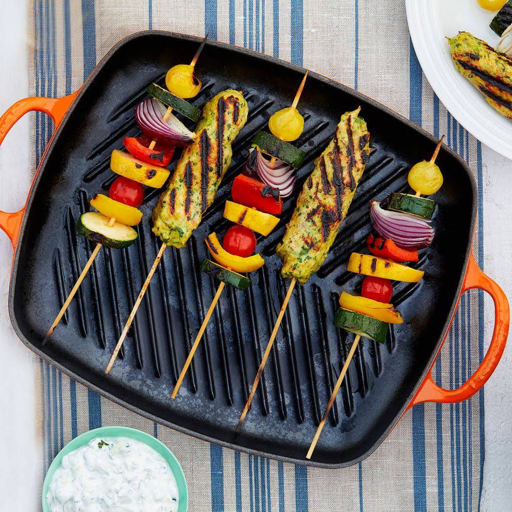Satin Black Cast Iron Rectangular Grill I72487