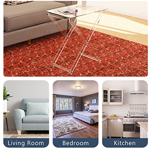 Acrylic Folding Tray Table with 2 Removable Trays E857183