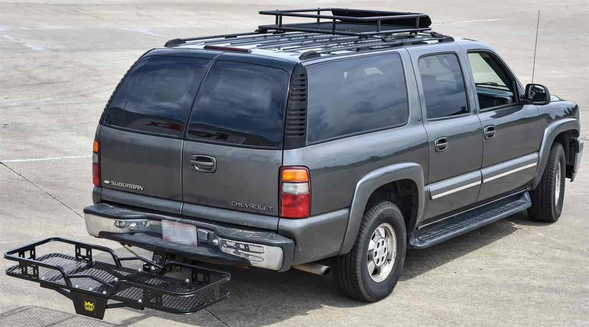 Hitch Mount Cargo Rack Folding Shank S334