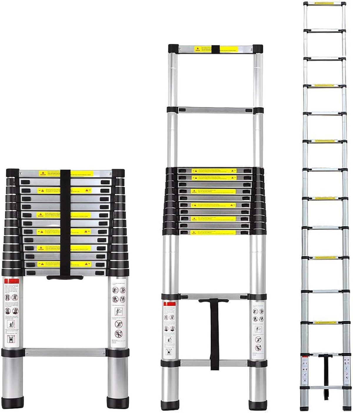 10.5FT Aluminum Telescoping Ladder B25996