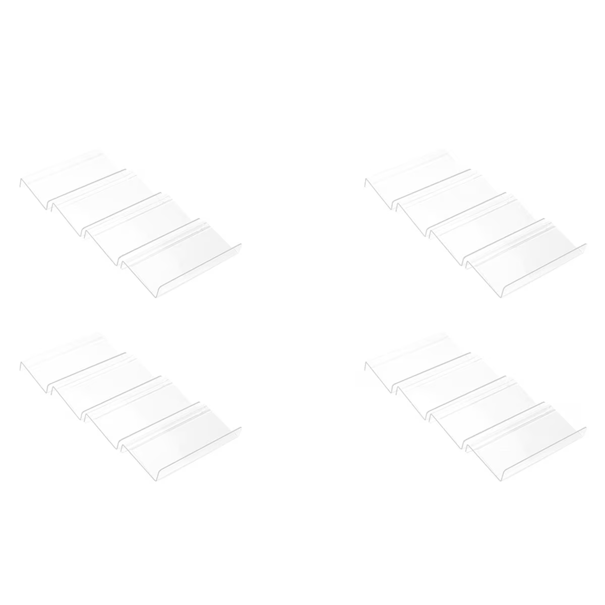 16 x Clear Acrylic Spice Drawer Organizer U571411