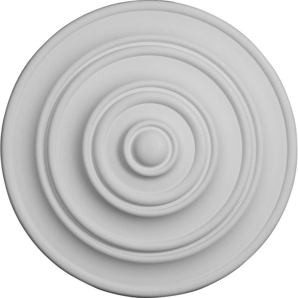 13 1/4x22OD x 1/2x22P Classic Ceiling Medallion Hand-Painted Night Shade S4568