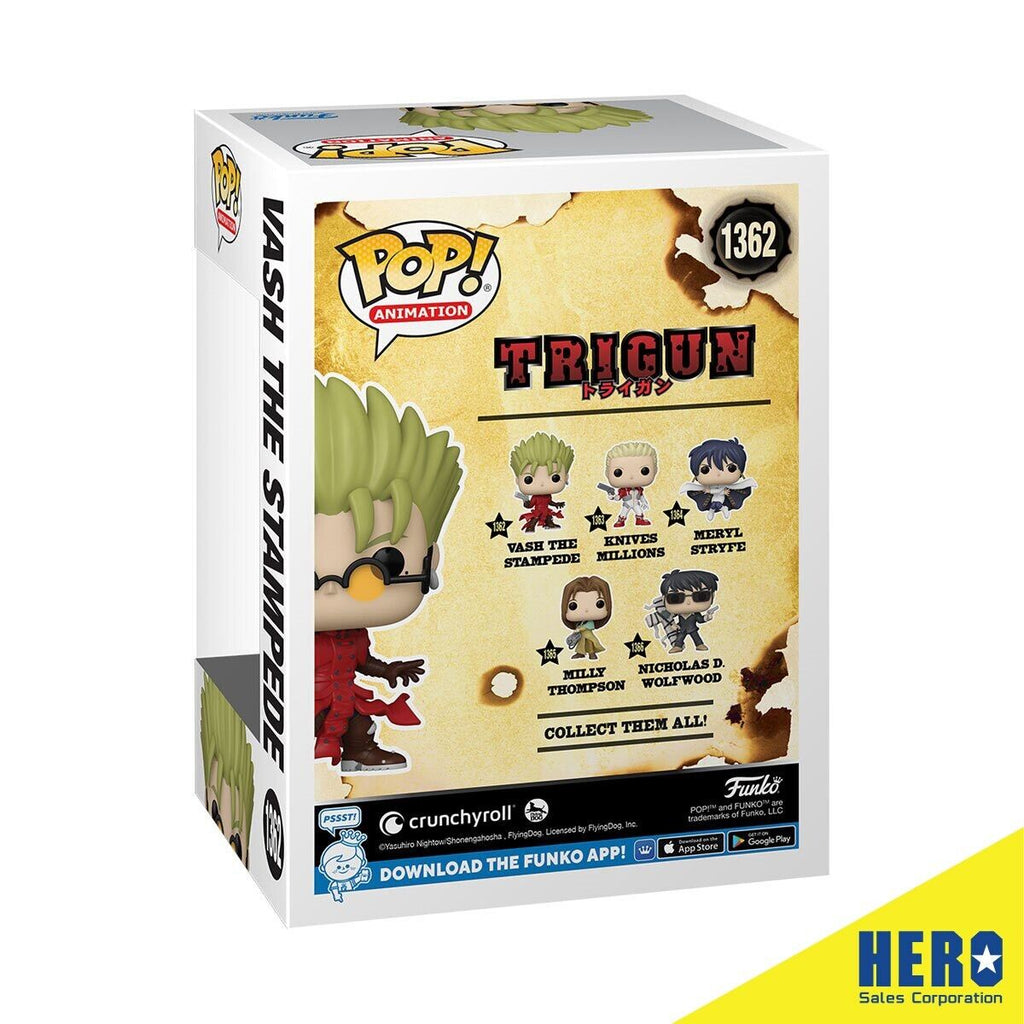Funko Pop Trigun Vash the Stampede O850401