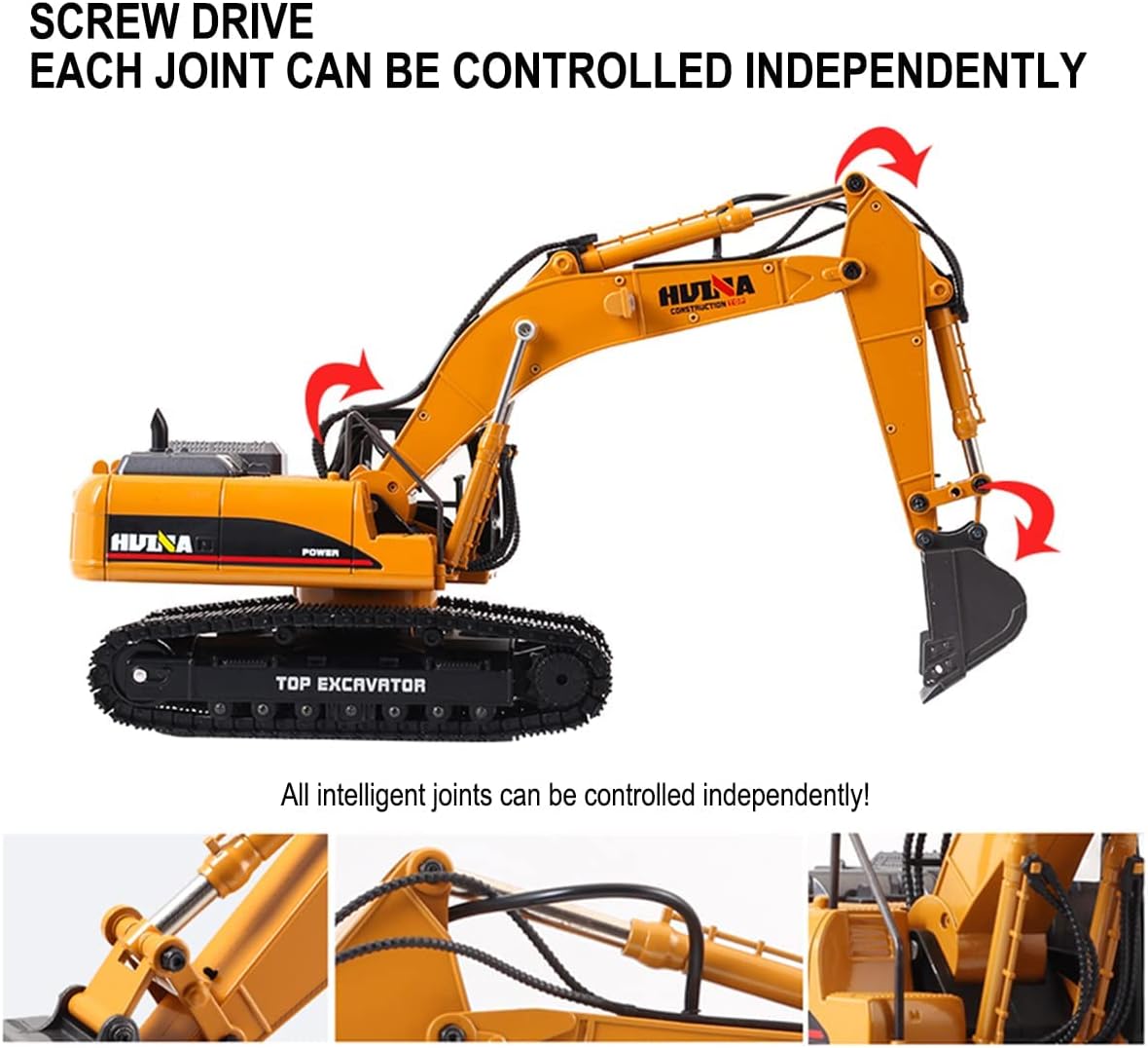 23 Channel 1/14 Scale Full Metal RC Excavator I365894