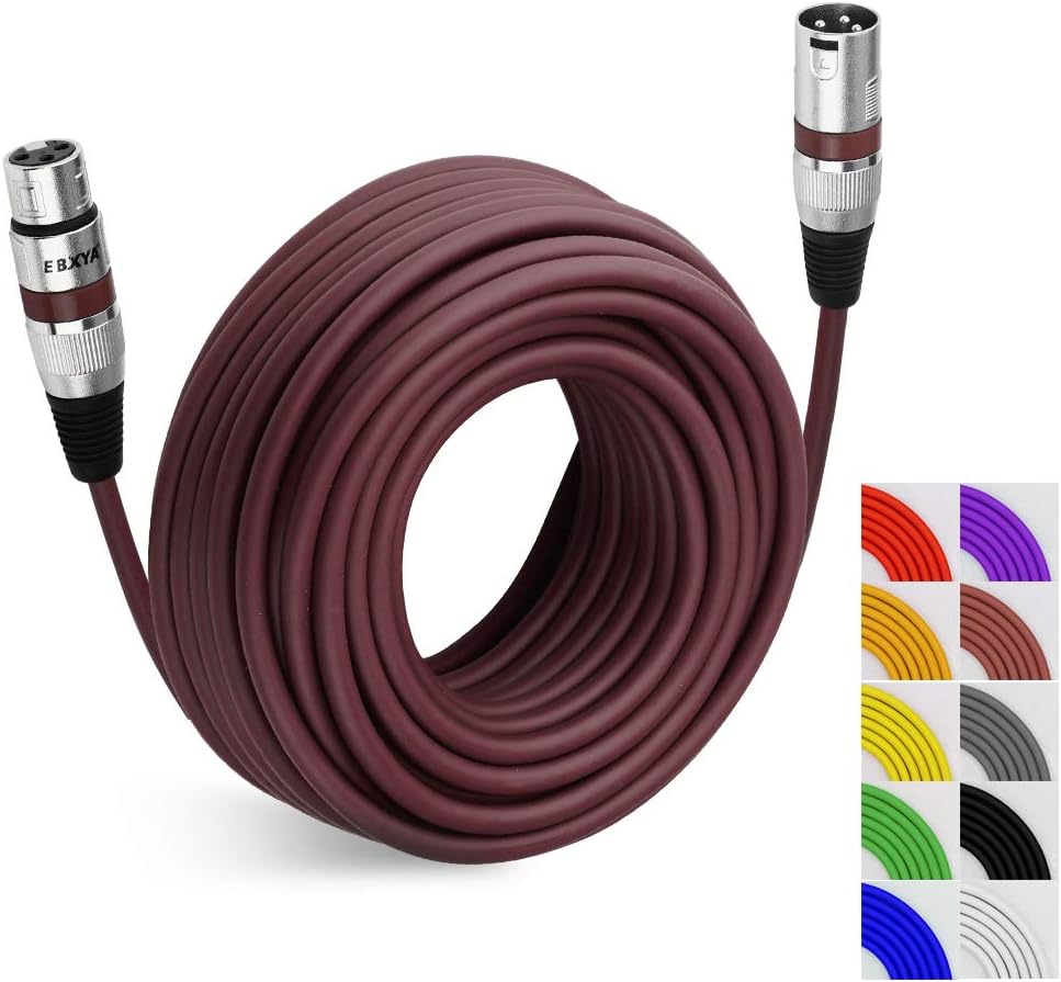 50 Ft 4 Pack XLR Microphone Cable Y1335