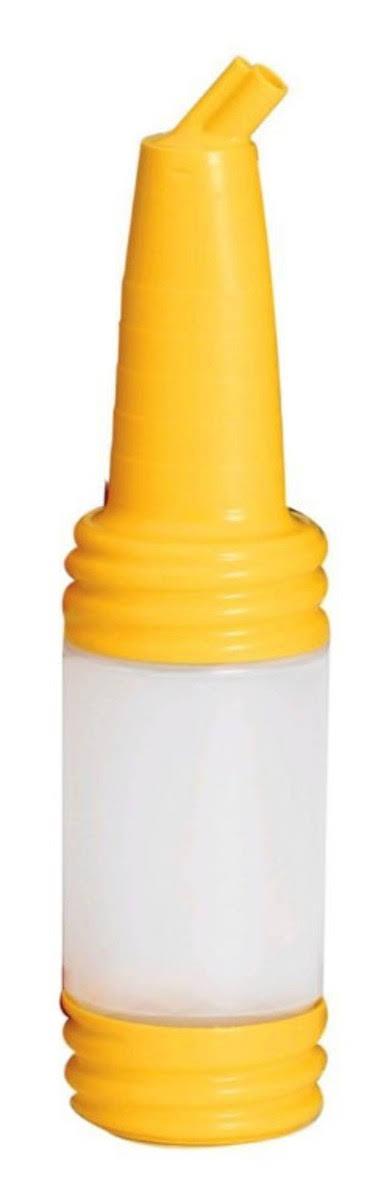 1 qt. Yellow Polyethylene Cocktail Container P36720