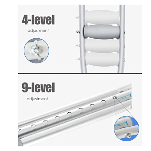 Adjustable Height Stainless Steel Crutches R89037