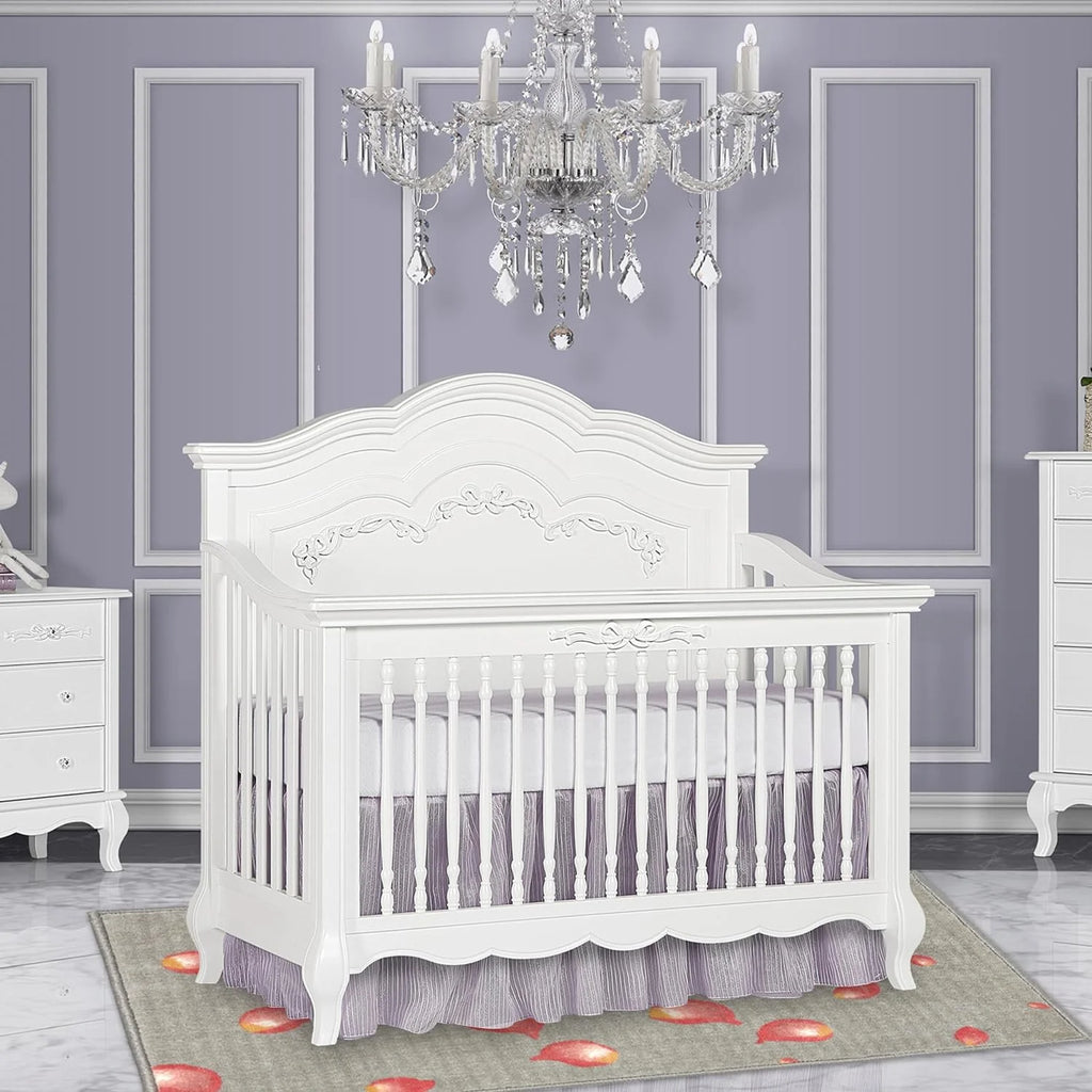 5-in-1 Convertible Crib in Frost O836203