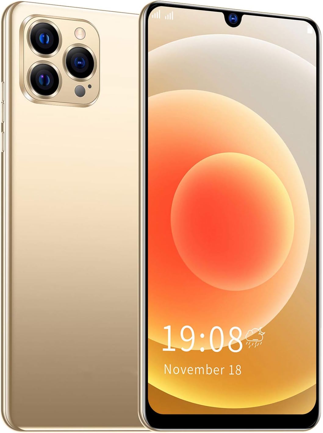 5.45 inch Unlocked Smartphone with Face Fingerprint, 1GB/8GB, 2200mAh Battery (Blue) S673335