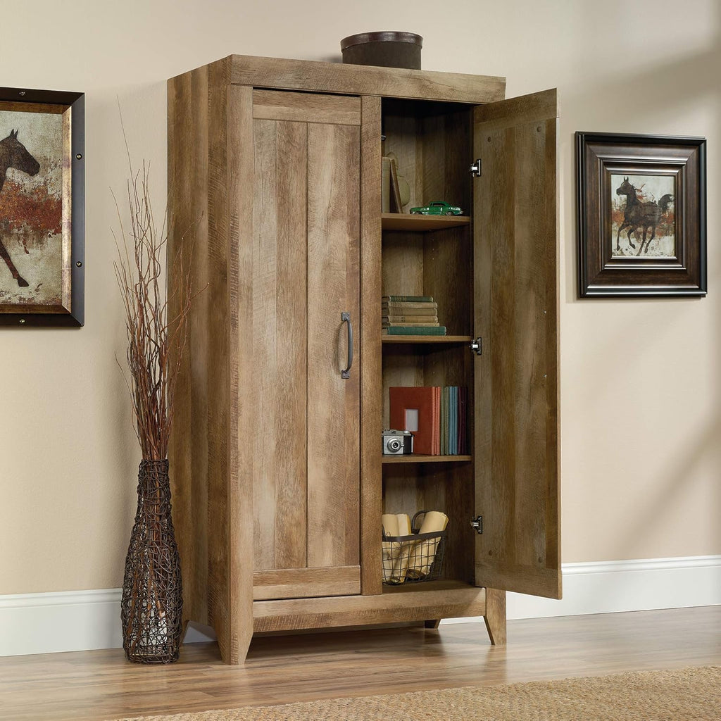 Craftsman Oak Storage Cabinet T34340
