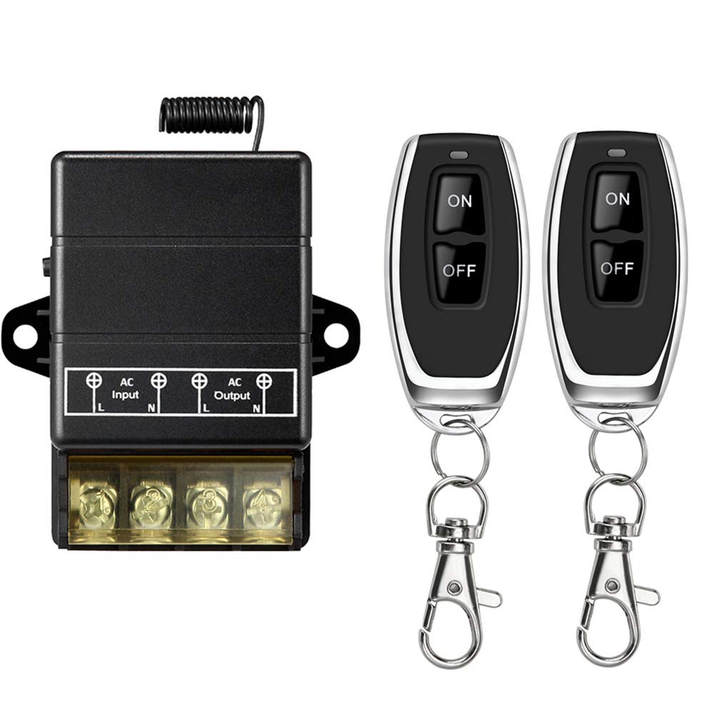 Wireless Remote Switch, AC 110V/120V/240V/40A Relay, RF Switch S797
