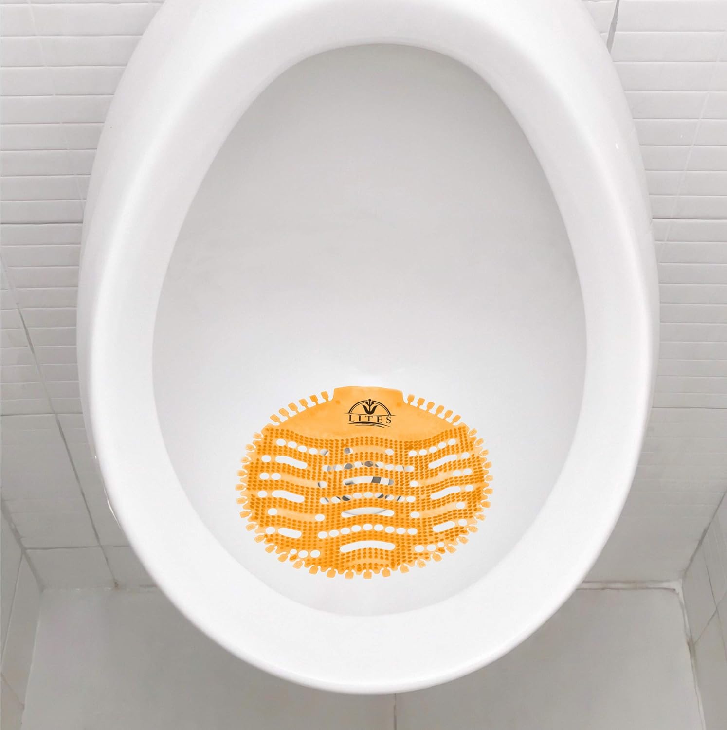 (30 Pack) Orange Urinal Screens Deodorizer G528