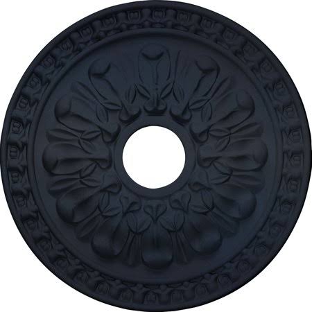 18x22OD x 3 1/2x22ID x 1 3/8x22P Hand-Painted Ceiling Medallion A43290
