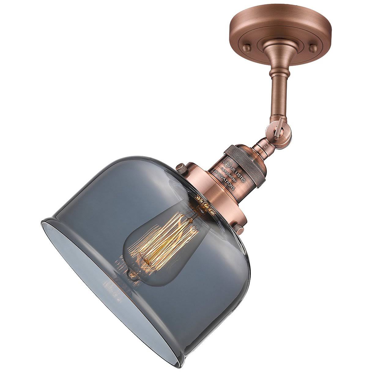 Antique Copper Semi Flush Mount Light N660