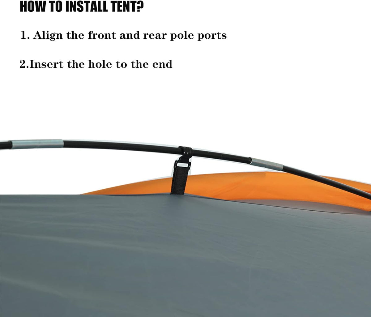 Waterproof Double Layer Pickup Truck Tent for 2 Person W694