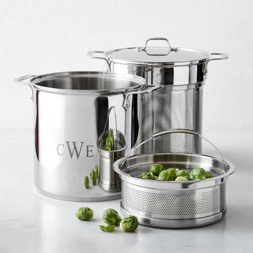 12 Qt. Stainless Steel Multicooker with Steamer Basket H2518
