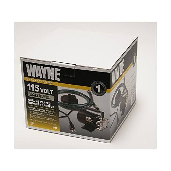 Black Portable Transfer Water Pump with Suction Hose and Attachment G159