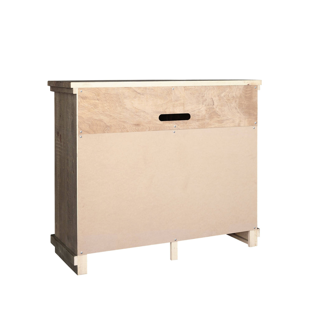 Weathered Gray Media Chest U786