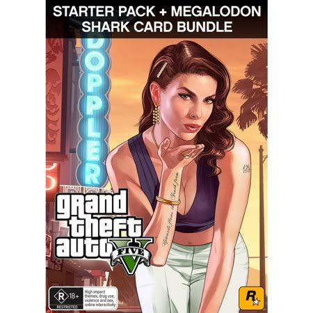 Grand Theft Auto V & Megalodon Shark Card Bundle - Premium Online Edition M913768