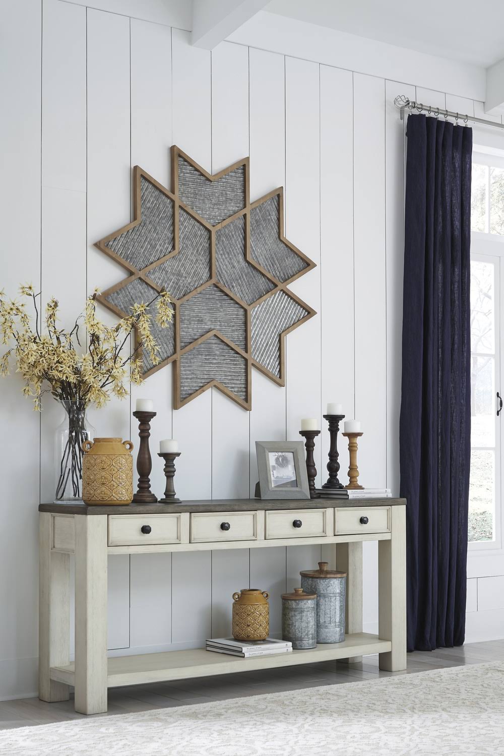 Brown/White Sofa Table E684683