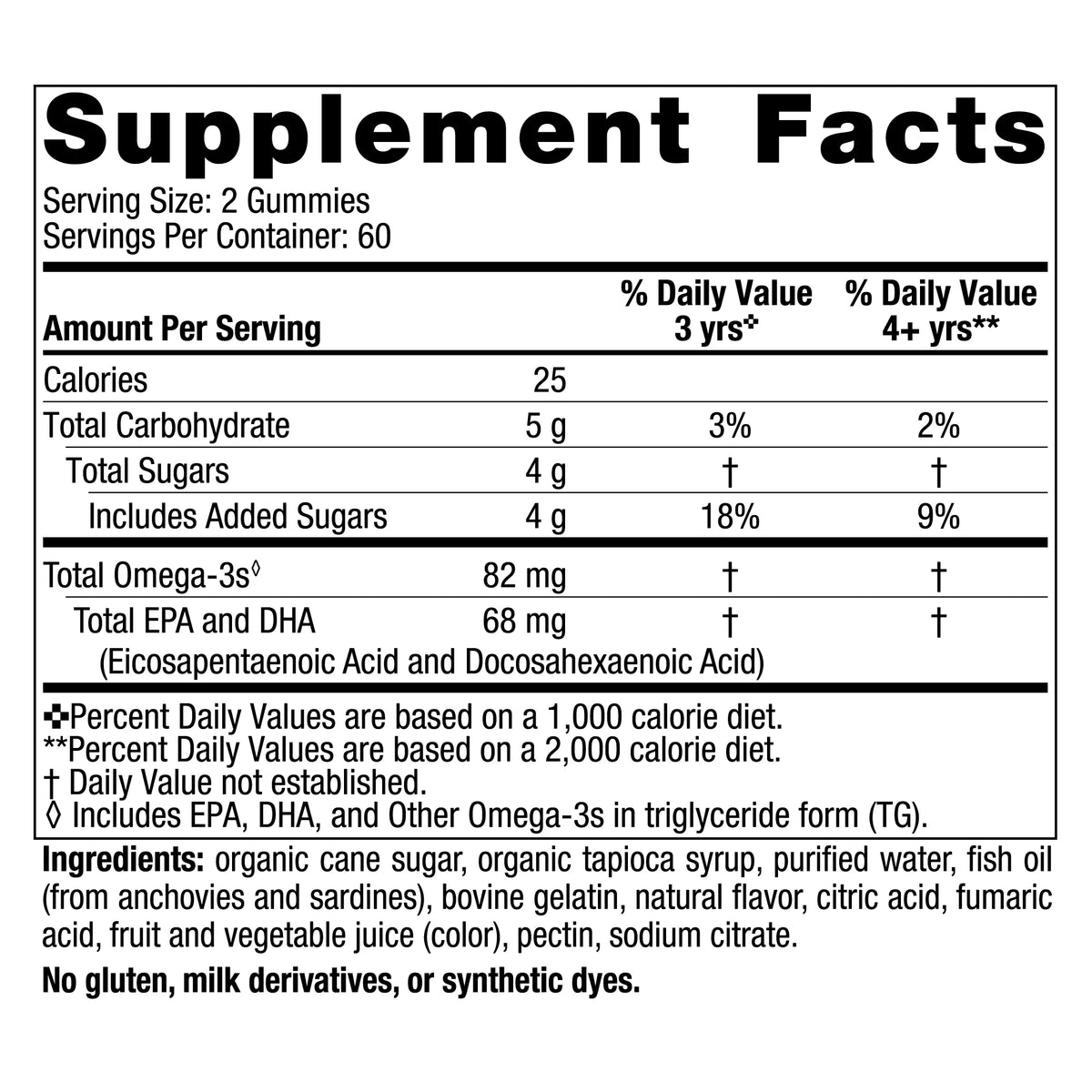 Nordic Omega-3 Gummies for Kids, 82 Mg, EPA & DHA, 120 Ct X413