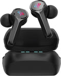 Purple Gaming Wireless Earbuds with Charging Case F800