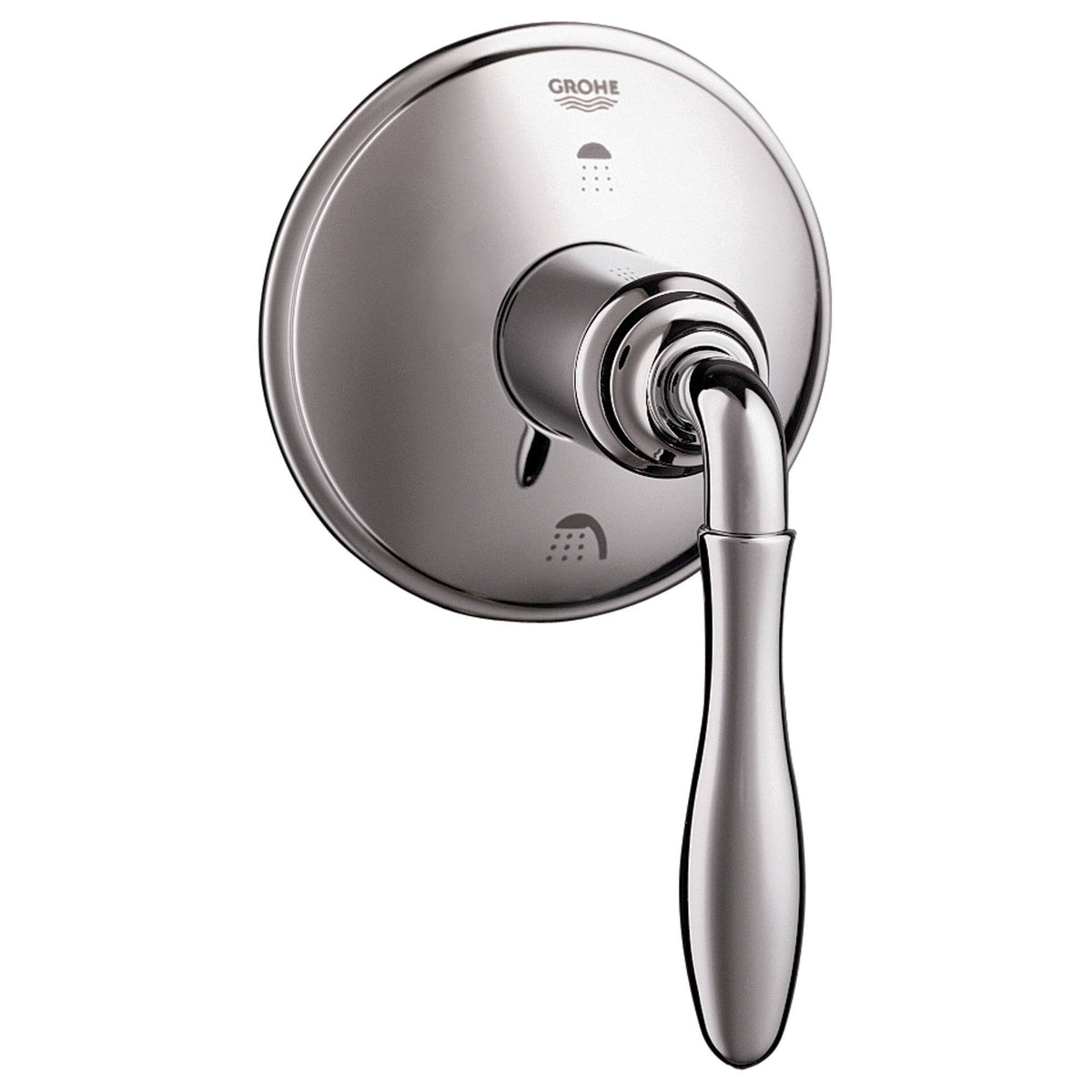 Three Port Diverter Trim with Lever Handle A666786