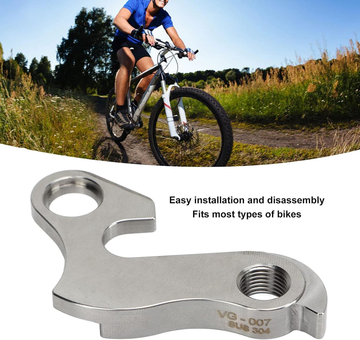 Stainless Steel Bicycle Rear Derailleur Hanger K631