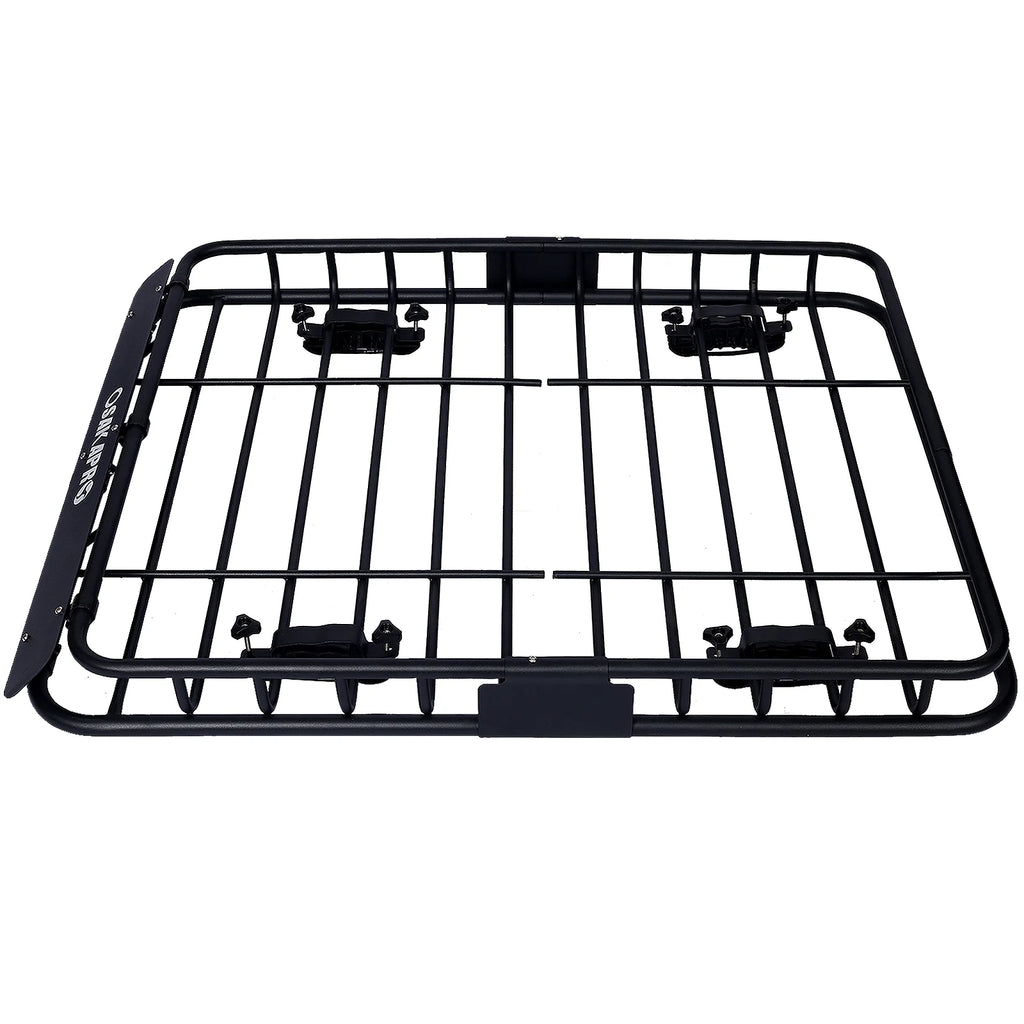 Black Steel Roof Rack Cargo Carrier Basket 42" W31531