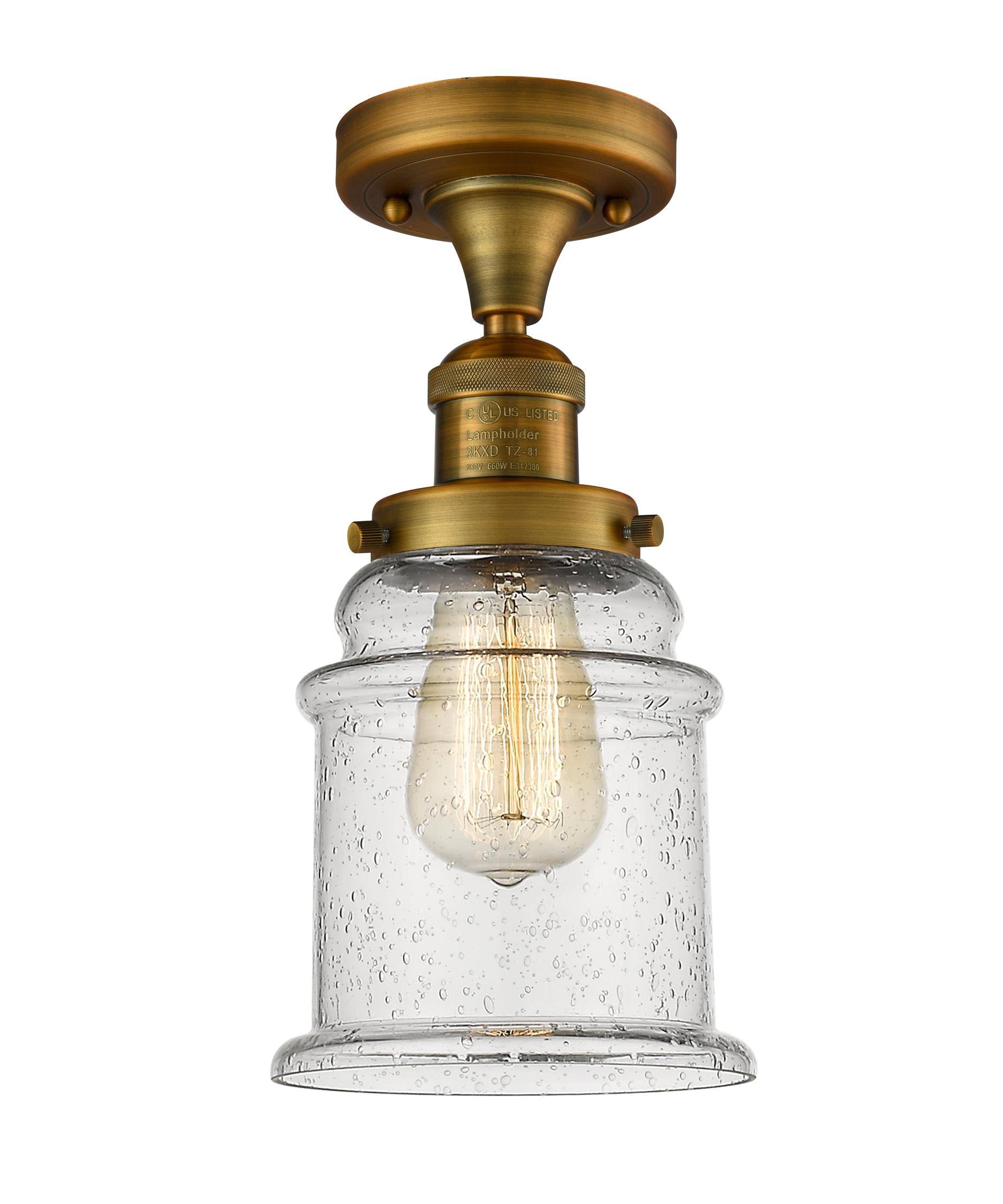 1 Light Semi-Flush Mount M142